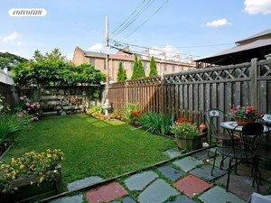 Large yard with room to garden and play