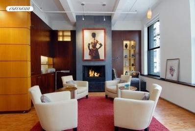 Living Area with Fireplace