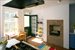 Eat-in kitchen with wood burning fireplace