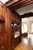Mahogany dressing area with original sink