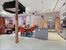Dining area w/cardboard on kitchen cabs