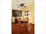 Sunny upper level dining room