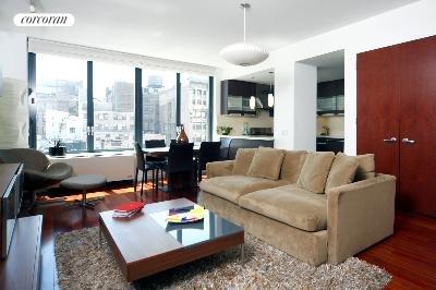 Living Room with South-facing views