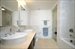 Marble Bath with Double Vanity, Steam Shower, and