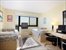 Spacious bedroom with full river view