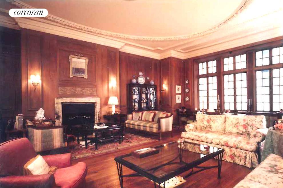 Salon with French paneling and boisserie plus