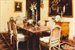 Dining Room faces a magnificent formal garden