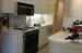 Windowed Modern Eat-In Kitchen w W/D