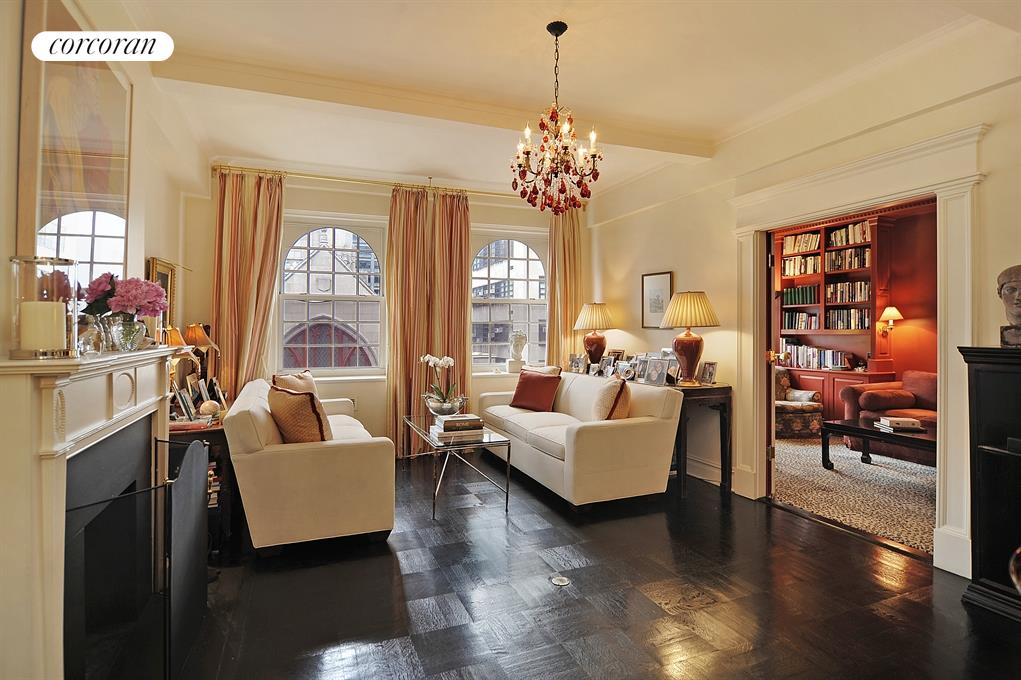 Living Room with Woodburning Firelace
