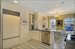Eat-in Kitchen with Painted Hardwood Floors