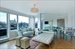 Living room, dining area and view