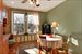 Built-in home office and dining area in kitchen
