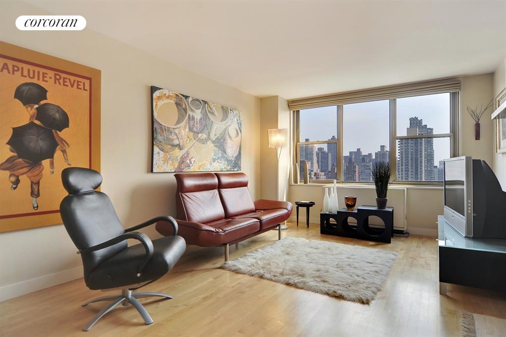 Living Room with Fabulous City Views