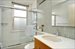 Windowed Bath with glass tiles
