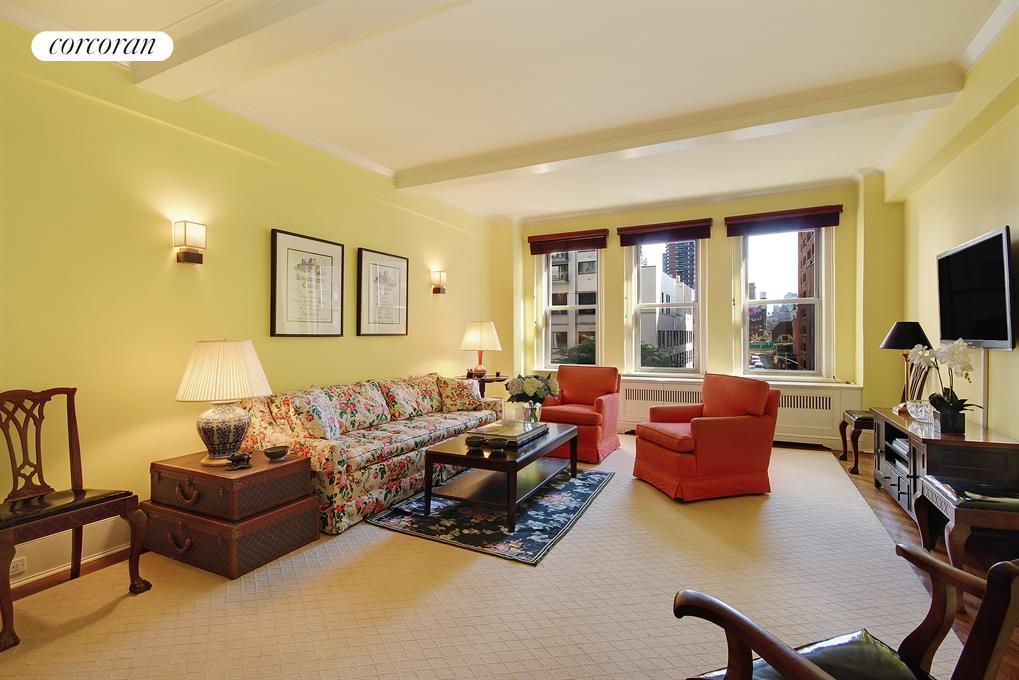 Spacious Living Room with oversized windows