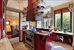 Kitchen w/range and two convection microwaves
