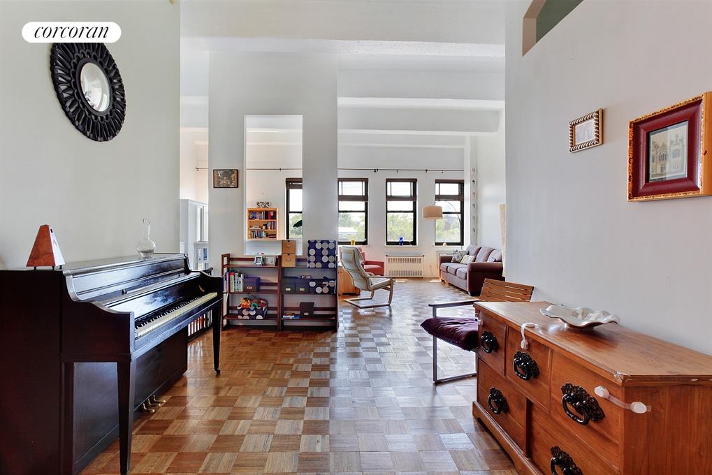 Dining room in foreground, Living Room in rear