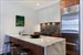 Kitchen with separate marble island