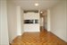 Living space with kitchen pass-thru counter