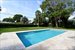 New pool with marble deck and covered lanai