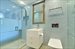 Spa bath with huge shower and radiant heat.