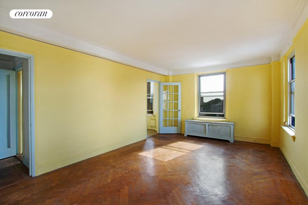 Living Room with Direct View Onto Grand Army Plaza