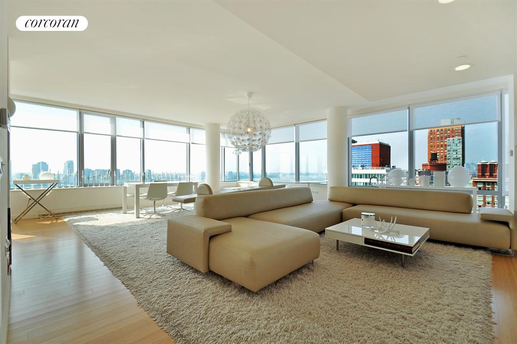 Huge Living Room with Four Exposures