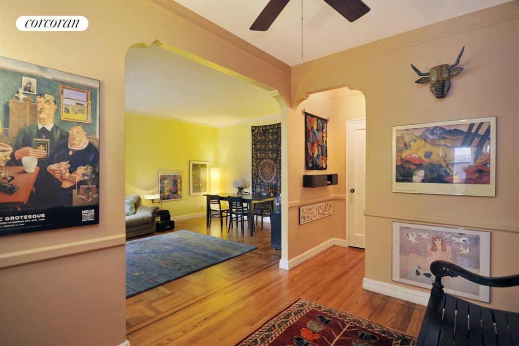 Spacious entryway/foyer can also serve as dining