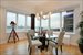 Dining Area with North and West River Views
