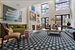 Double-height great room open to yard beyond