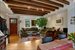Open beamed Living Room