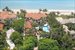 Aerial of large property, gated and direct ocean