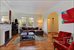 Living Room with Decorative Fireplace