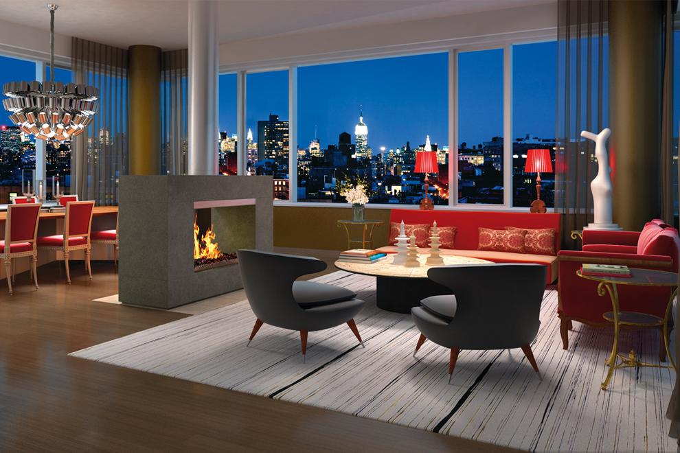 Upper Level Living/Dining Room