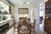 Marble floor & custom built-ins.