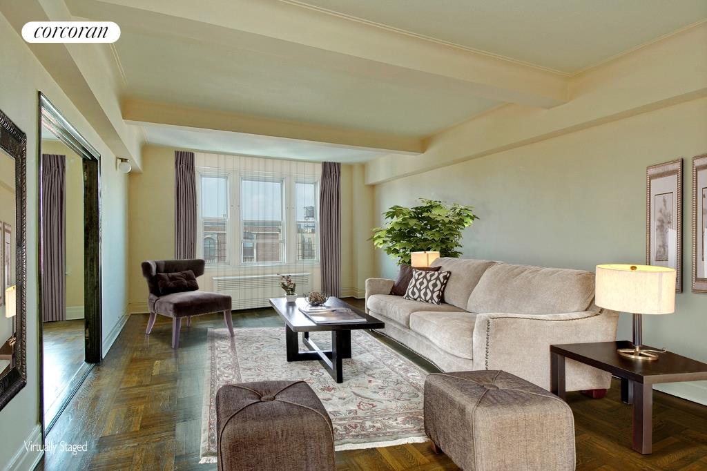 Magnificent nine foot six inch high ceilings