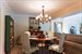 Spacious and open dining
