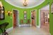 Brightly colored interiors