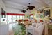 High ceilings add volume