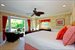 Tropical breezes abound in the master suite