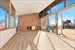 Virtual staging smaller living room with terrace