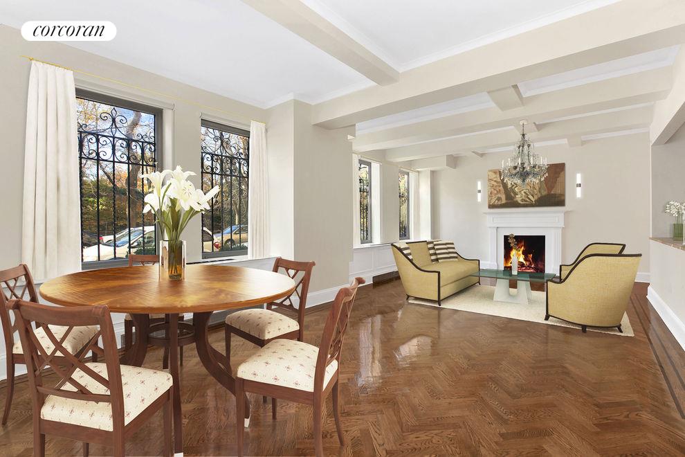 1200 Fifth Avenue, Apt. 1B, Manhattan (1200_FifthAvenue_#1B_VSLivingRoom_CAttias)