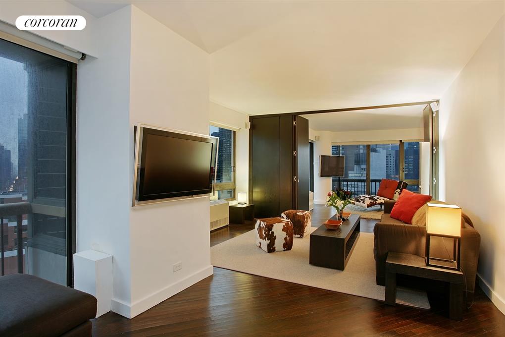 East facing living room