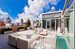 Outdoor terrace facing southeast