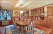 Built-in mint condition hutch embraces dining
