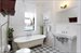 Master bathroom w/ claw foot tub & separate shower