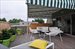 Awning provides respite from the afternoon sun
