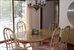 dining room with deck access