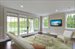 Great room abutting kitchen (virtually staged)