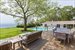 Deck overlooking Pool And Water Front